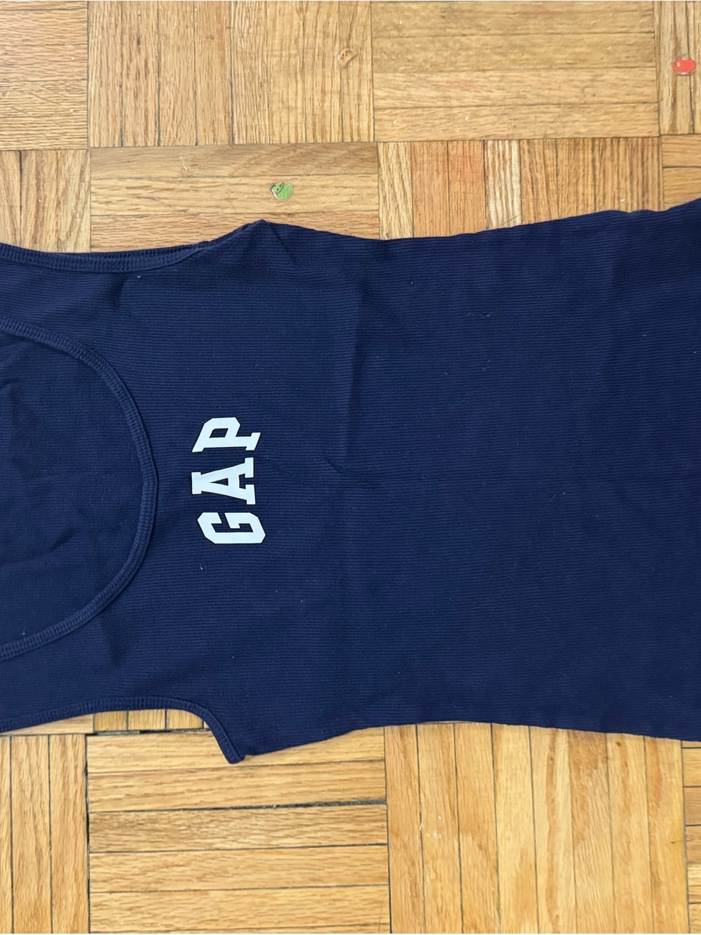 GAP Navy Logo Tank Top